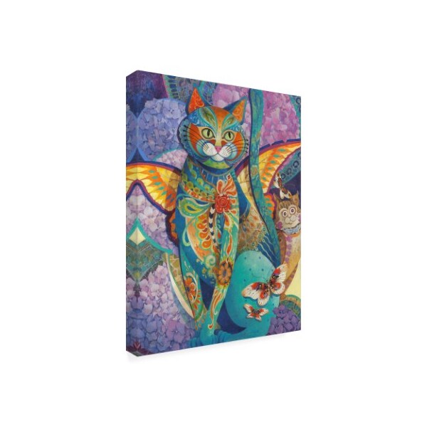 David Galchutt 'Feline Fiesta' Canvas Art,35x47